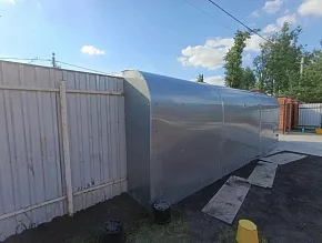Пенал для откатных ворот из сотового поликарбоната ППКС купить Москва